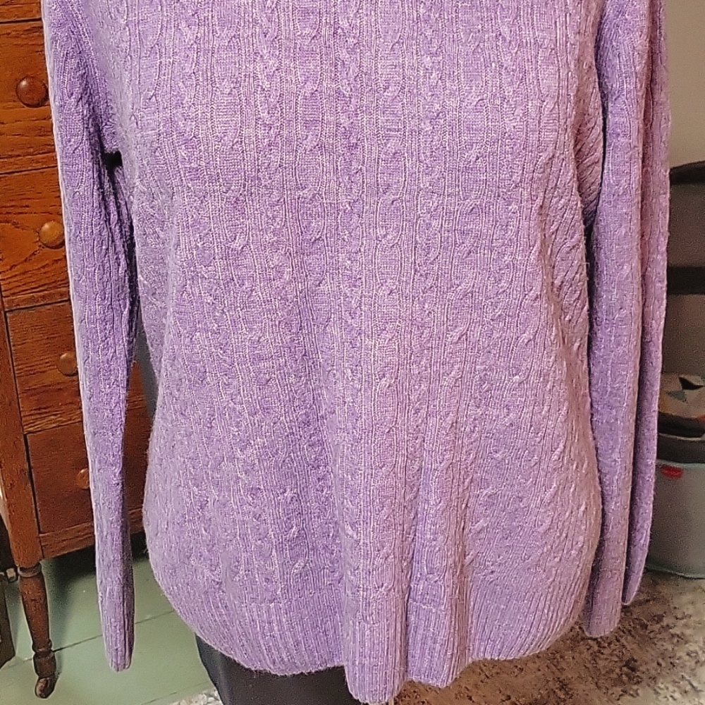 Women's purple Bass & Company sweater